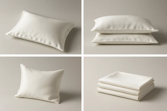 Bemberg Vegan Silk Pillowcase KASI BAMBOO