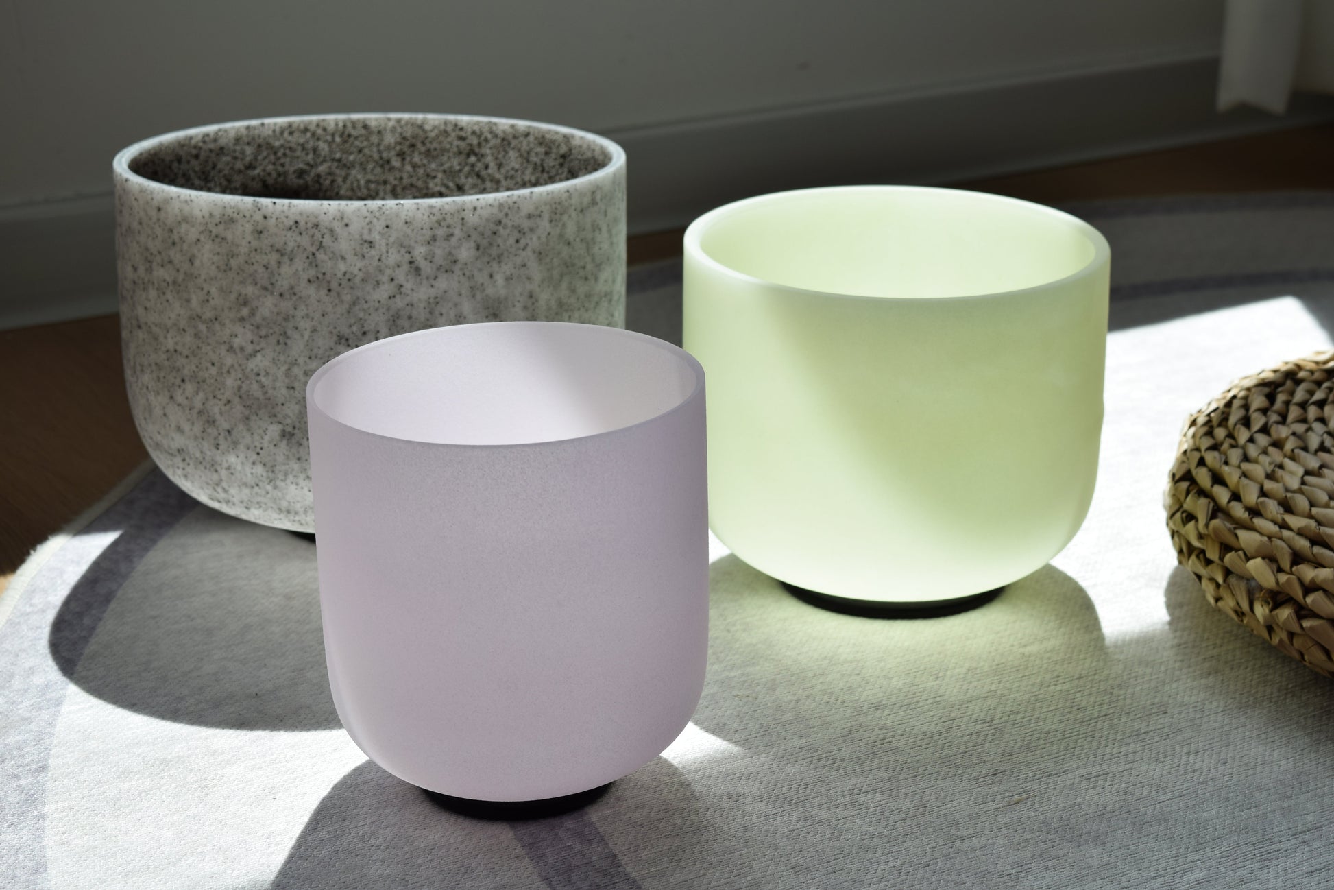 Gemstone Crystal Singing Bowls (Frosted) KASIA