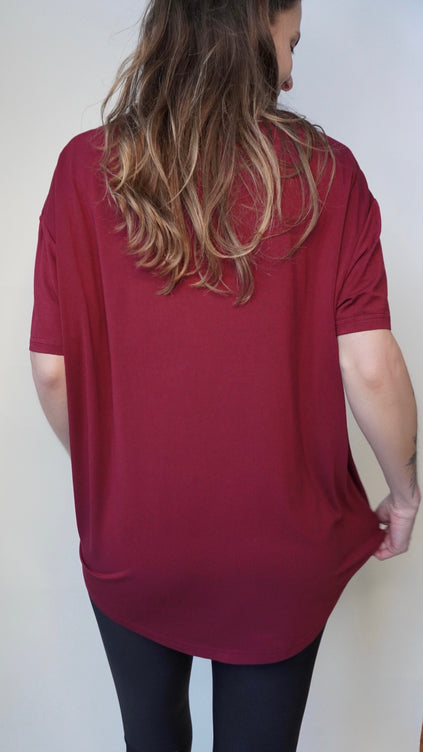 Oversized Bamboo Tee – Effortless Comfort, Elevated Style