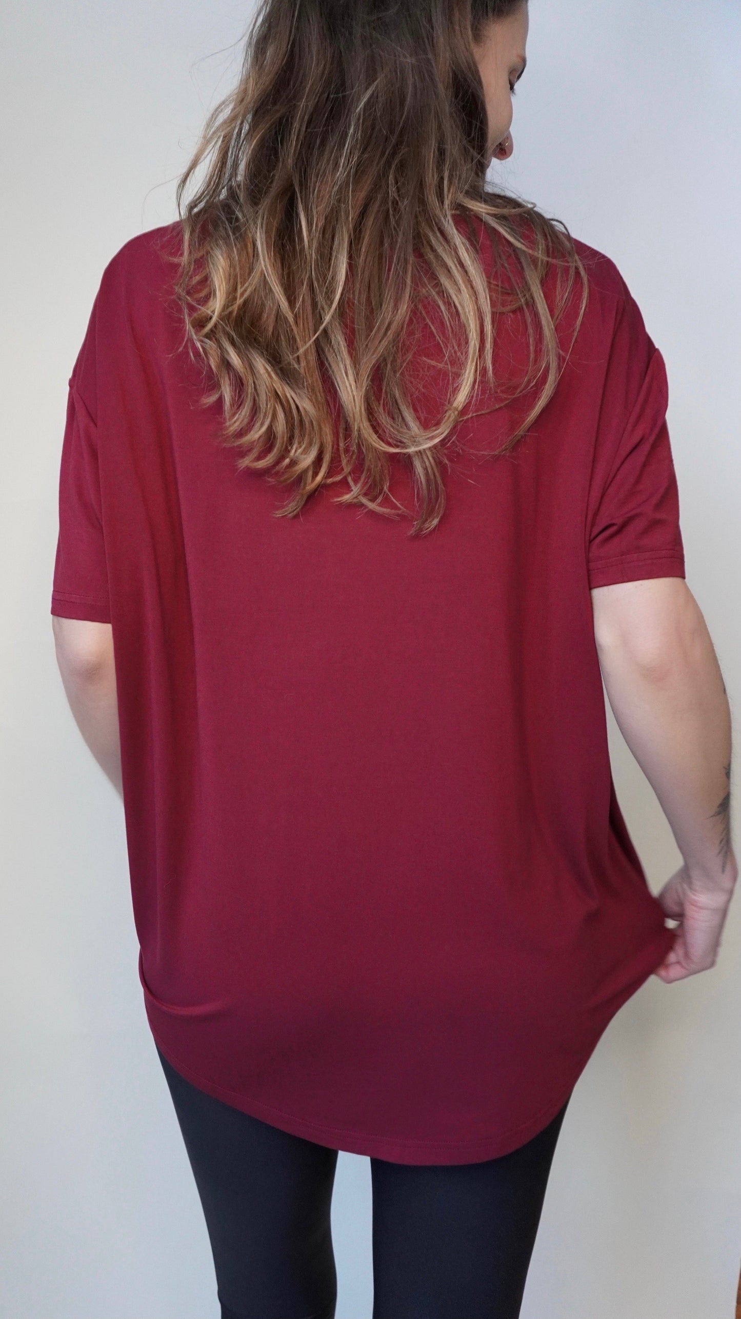 Oversized Bamboo Tee – Effortless Comfort, Elevated Style